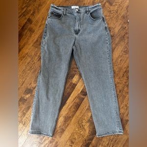 Abercrombie and Fitch Ankle Straight High Rise Jeans Curve Love